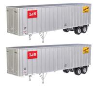 Scaletta H0 - Walthers Rimorchio Louisville & Nashville 2 Pezzi - 2602 Nuovo