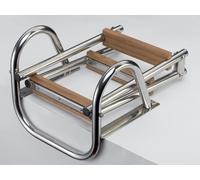SCALETTA IN INOX PER PLANCETTA 3 GRADINI 36 X 76 CM