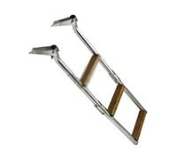 SCALETTA IN INOX PER PLANCETTA 4 gradini, altezza cm 84, larghezza cm 23.