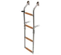 Scaletta inox/legno 4 gradini - 1 PZ Osculati - 49.566.04 - 4956604