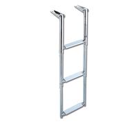 Scaletta inox telescopica 3 gradini bianchi (Stretta)