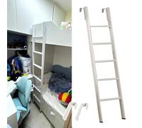 Scaletta Letto a Castello Scala Letti Gemelli Camper Bambini E Adulti Il Letto Castello Superiore, Scala Castello In Metallo Salire Sul Letto Gancio, 116/120/130/135/140/150/160/165/185cm(170cm/67")