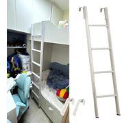 Scaletta Letto a Castello Scala Letti Gemelli Camper Bambini E Adulti Il Letto Castello Superiore, Scala Castello In Metallo Salire Sul Letto Gancio, 116/120/130/135/140/150/160/165/185cm(120cm/47")