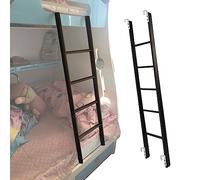 Scaletta Letto a Castello Scala per Letto a Castello Nera con Ganci, Scaletta a Castello per Camper Salvaspazio, Scale a Pioli Portatili in Metallo per Condomini di Dormitori Domestici, Scala Corta (