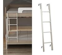 Scaletta Letto a Castello Scala per Letto a Castello Regolabile, Scala per Letto Antiscivolo in Ferro Metallico 4/5 Gradini, Scale a Castello Verticali per Camper con Ganci, Scala per Dormitorio per L