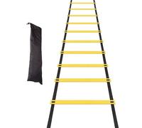 Scaletta per agilità, set per allenamento di velocità e agilità, 500 x 40 cm, da calcio per allenamento di velocità, attrezzo per allenamento istantaneo, con borsa per lo sport, tennis, hockey