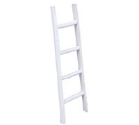 Scaletta per asciugamani da bagno 100 x 9 x 30 cm - Scala decorativa in legno che può essere utilizzata come servomuto per camera da letto o scala per asciugamani shabby