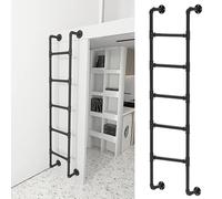 Scaletta per letto a castello, 3/4/5 gradini, montaggio a parete | Robusta scala da arrampicata a parete per un accesso sicuro ai letti a castello in case e dormitori, ideale per soffitte e