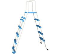 San Marco scaletta per piscine fuori terra, disponibile in diverse altezze fino a 107,122 e 132 cm, scaletta interna per piscina fuori terra, scaletta piscina fuori terra San Marco (h 132 cm)