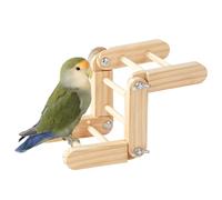 Scaletta per uccelli per gabbia,posatoio in legno e ,Parrocchetto in legno per gabbie per uccelli - Per la salute delle gengive per agopornis e decorazione pappagallino