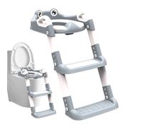 Scaletta per WC da allenamento - sedile per vaso, sgabello da toilette per bambini, sedia da vaso, pieghevole con supporto a passo per l'allenamento in bagno | Potty sedile per