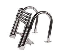 Scaletta pieghevole for barche marine a 4 gradini Scaletta telescopica in acciaio inossidabile 316 ispessita Piattaforma da bagno Accessori for barche Scaletta for yacht,Facile da usare