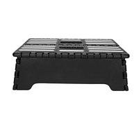 Scaletta pieghevole portatile antiscivolo per anziani e persone con disabilità in plastica 38 x 22 x 13 cm