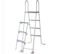 Scaletta piscine Gre 134 cm - 2 x 3 gradini - piattaforma - lato staccabile