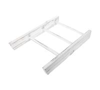 Scaletta Portasciugamani Bianca in Legno, Piccola Scala Decorativa | Bagno Rustico e Minimalista, Uso in Cucina o Bagno, Facile da Prendere e Riporre i Teli