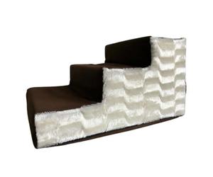 Scaletta Scendiletto Sfoderabile Fabotex 60 x 39 x 33 cm - Scaletta scendiletto sfoderabile in tessuto vellutato, progettata per facilitare l'accesso di cani anziani o con difficoltà, con imbottitura 