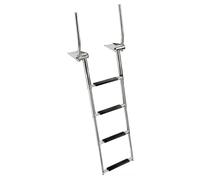 Scaletta telescopica 4 gradini con maniglie - 1 PZ Osculati - 49.575.04