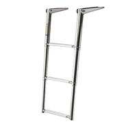 Scaletta telescopica larga in acciaio inox AISI 316