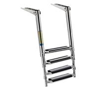 Scaletta telescopica per plancetta 4 gradini large - 1 PZ Osculati - 49.541.64