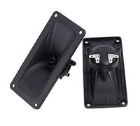 Scalewbin Tweeter Altoparlante 150 W Ceramica Buzzer Treble Square Altoparlanti Audio 2 Pz Potenza 75-150W Impedenza 4-8 ohm Nero
