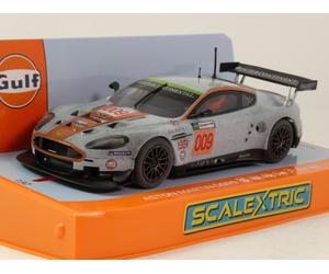 Scalextric Aston Martin DBR9 #009 24h Le mans 2008 GULF EDITION 1/32 C4316