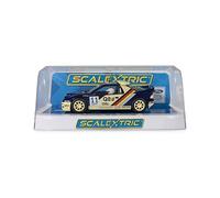 Scalextric C4667 Ford RS200 Slot Car, livrea Pat Doran, blu e crema, scala 1:32, con Magnatraction e luci