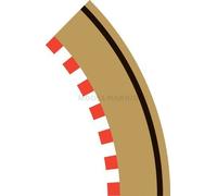 SCALEXTRIC C8240 Bordo Esterno 45° Raggio 1 (4)