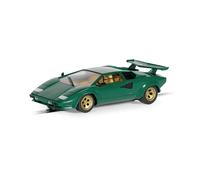 Scalextric Cars - C4500 Lamborghini Countach - Green - Toy Slot Car for use Race