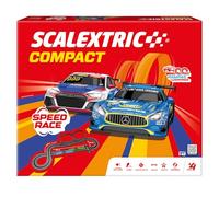 ScaleXtric Circuito Speed Race Argento – Compact – 2 auto incluse – Scala 1:43
