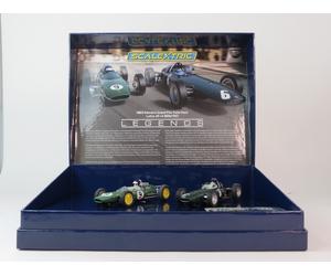 Scalextric Legends set Monaco 1963 Lotus 25 Clark + BRM P57 Hill 1/32 C4580A