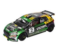 SCALEXTRIC - Veicolo da corsa Classic - Auto Slot - Scala 1:32 (Skoda Fabia RS Rally2 - Nandu Jubany)