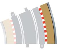 Scalextric Radius 3 Curve Outer Borders 22.5° x 4