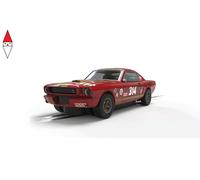 Scalextric C4658 Shelby GT350H - Circuito di corse per auto slot rosse e oro