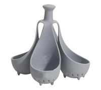Scalfatore per uova | Bicchieri in silicone per cucinare uova | Set di scaletta per uova adatto per lavastoviglie | Resistente alle alte temperature | Bicchieri per uova di stoccaggio compatto