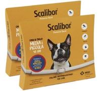 SCALIBOR Collare Antiparassitario per Cani 48 cm KIT 2 PZ