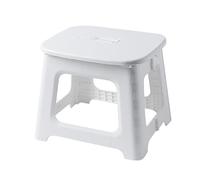 Scalino pieghevole per bambini, con orecchie di coniglio, supporto per la schiena, resistente, maniglia integrata, portatile, per soggiorno, cucina, bagno (C, taglia unica)