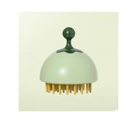 Scalp Brush Head Massage High Elasticity Fast Foaming Stimulate Blood Circulation Scalp Massager for Men Women Shampoo Green