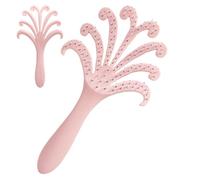 Scalp Comb, Octopus Brush, Hair, Massaggio Tool, Styling Device | Flessibile Teeth with Wet Dry Design and Curved Shape Helps Manage Curls During Salon Home Travel and Event Routines