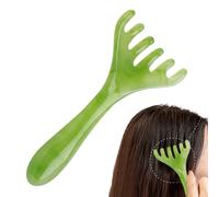 Scalp Comb, Resin Head Massager Tool, Portable Hair Washing Massage, Relaxing Soothing Brush, 5.71x2.76 inches, Lightweight Accessory for Travel Women Men Salon Home Spa Care