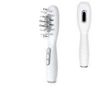 Scalp Massage Brush Electric, Relax Fatigue Comb, 3.7V/1200mA, White Easy to Use Portable Scalp Massage, Relieve Oil Applicator Massager for Relieving Head Pressure
