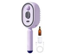 Scalp Massage Brush - Retractable Tooth Combe, Cordless Electronic Vaporizer, Violet Wireless Smoothing Straightener | Water Nourishing Oil Mixing Vessel, Head Therapeutic Cleansing Grooming Wand