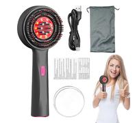 Scalp Massage Comb, 2 in 1 Hair Oil Applicator, 8.27x3.35 Inches Electric Curls Massager & Tresses Stimulator Brush, Strands Growth Booster for Home, Salon Use, Daily Threads, and Care Relaxation