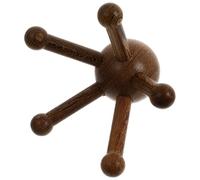 Scalp Massager a 5 Artigli in Legno, Strumento per Massaggio Testa | Beige, Bordi Arrotondati e Finitura Liscia, 1 Pezzo, Lavorazione Lucidata