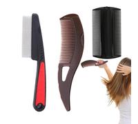 scalp scrubber, portatile scalp brush, Sturdy ergonomic lice comb, deep cleansing and massage tool, dandruffs remover, hair care exfoliatings brush,acciaio inossidabile