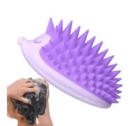 Scalp Shampoo Brush, Soft Hedgehog Scalp Massager, Silicone Massaging Brush For Shower, Wet & Dry Scrubber, Easy To Clean and Long Lasting For All Hair Types, Women
