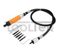 SCALPELLATORE PER LEGNO CON ALBERO FLESSIBILE + SET STRUMENTI INCISIONE LEGNO...