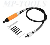 SCALPELLATORE PER LEGNO CON ALBERO FLESSIBILE + SET STRUMENTI INCISIONE LEGNO