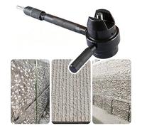 Scalpellatrice portatile, Martello pneumatico per calcestruzzo scalpellante, Pressione di esercizio 6/8kg/m², Consumo d'aria 0,2/0,3 (m³/min), Testa di martello in lega, per pareti in cemento