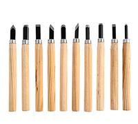 Scalpelli di materiali di alta qualità 8pcs / 10pcs / 12pcs in legno professionale intaglio del cesello del coltello del coltello della manuale del coltello per l'intaglio dettagliato di Basic Scultur