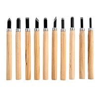 Scalpelli di materiali di alta qualità 8pcs / 10pcs / 12pcs in legno professionale intaglio del cesello del coltello del coltello della manuale del coltello per l'intaglio dettagliato di Basic Scultur